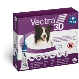 Vectra 3D Cani 10 - 25 kg n.3 pipette