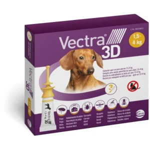 Vectra 3D Cani 1,5 - 4 kg n.3 pipette