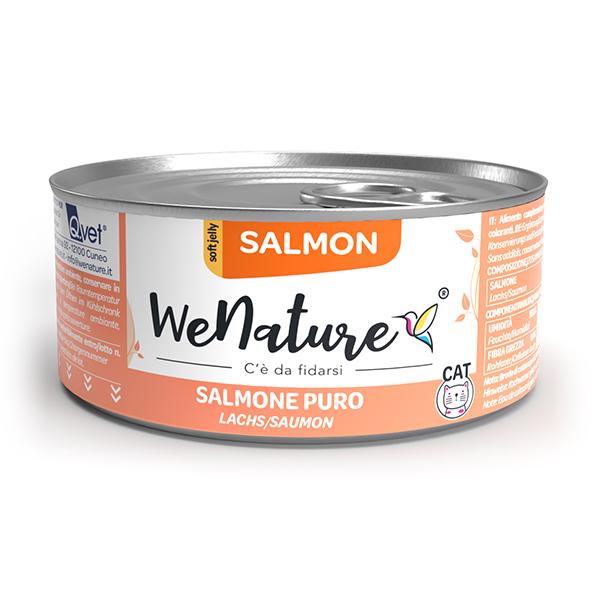 WeNature Salmon Umido Gatto 85 gr - immagine 4