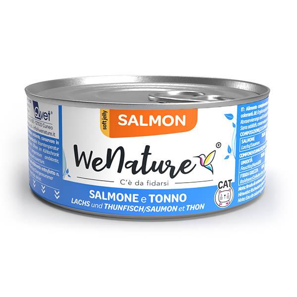 WeNature Salmon Umido Gatto 85 gr - immagine 3