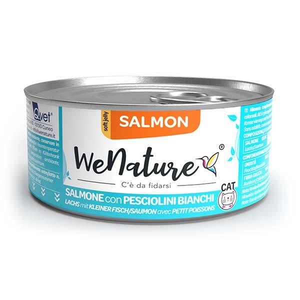 WeNature Salmon Umido Gatto 85 gr - immagine 2